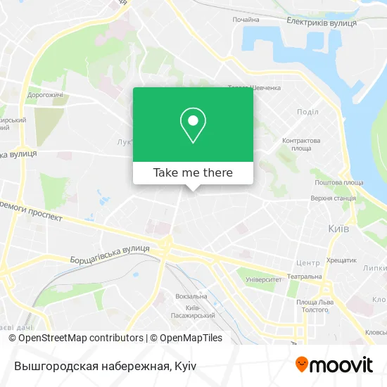 Вышгородская набережная map