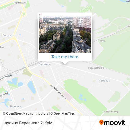 вулиця Вереснева 2 map