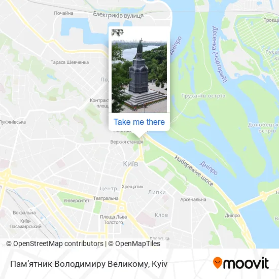 Пам’ятник Володимиру Великому map