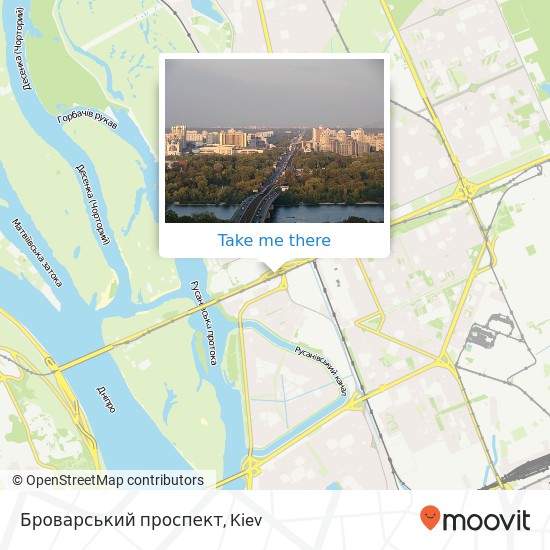 Броварський проспект map