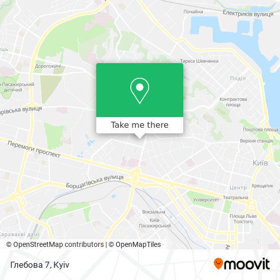 Глебова 7 map