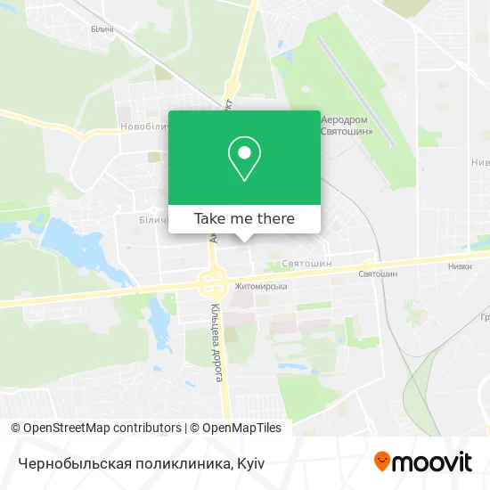 Чернобыльская поликлиника map
