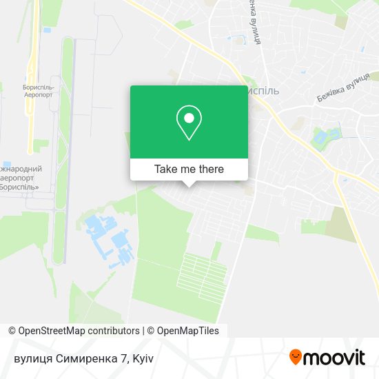 вулиця Симиренка 7 map