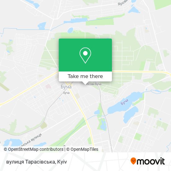 вулиця Тарасівська map