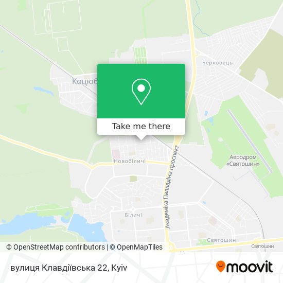 вулиця Клавдіївська 22 map
