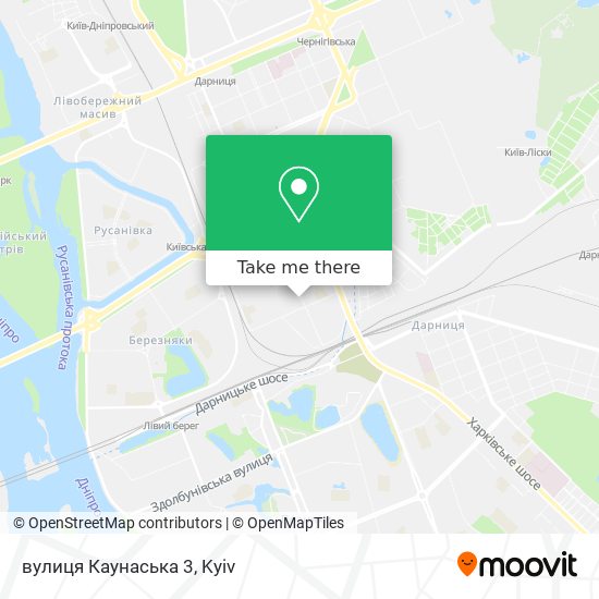 вулиця Каунаська 3 map