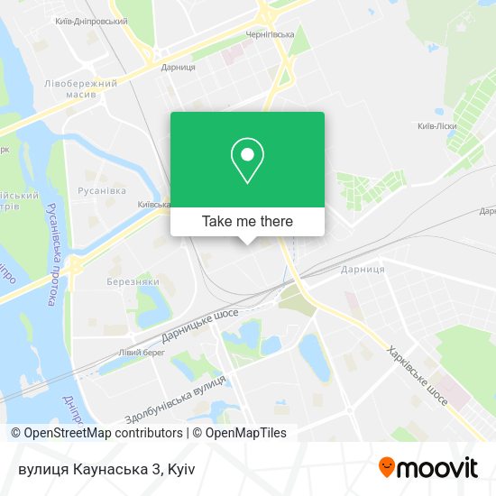 вулиця Каунаська 3 map