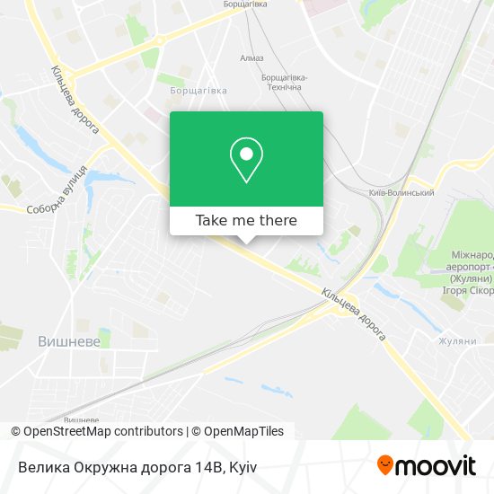 Велика Окружна дорога 14В map