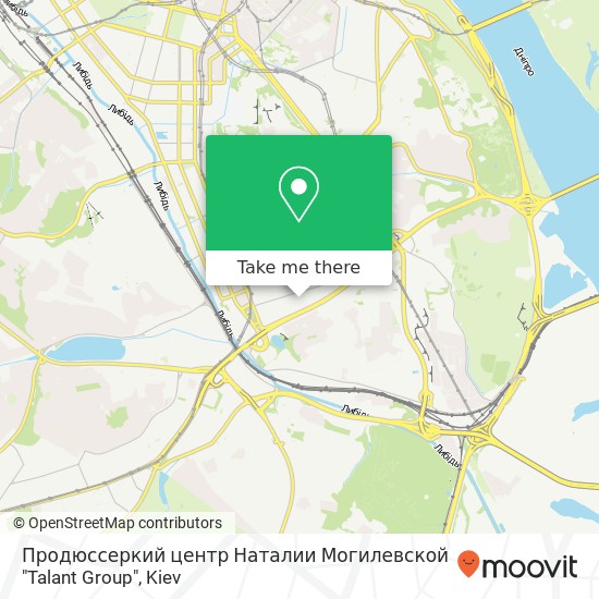 Продюссеркий центр Наталии Могилевской "Talant Group" map