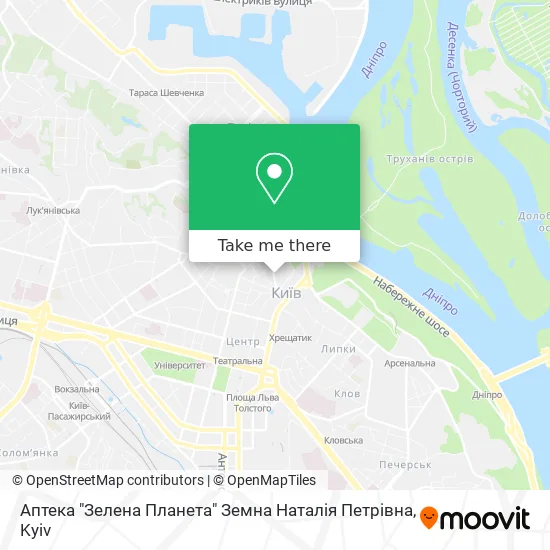 Аптека "Зелена Планета" Земна Наталія Петрівна map