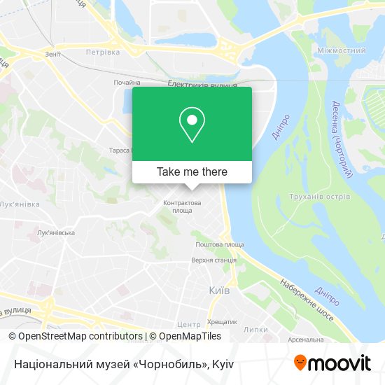 Національний музей «Чорнобиль» map