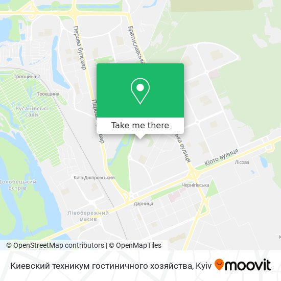 Киевский техникум гостиничного хозяйства map