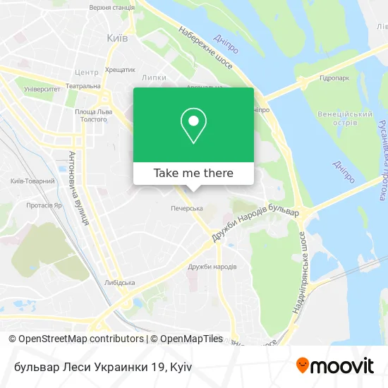 бульвар Леси Украинки 19 map