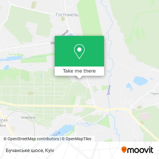 Бучанське шосе map