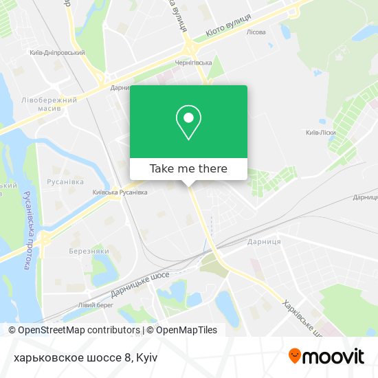 харьковское шоссе 8 map