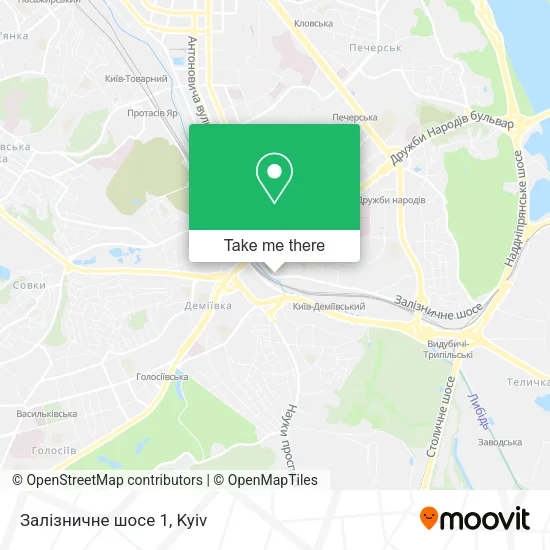 Залізничне шосе 1 map
