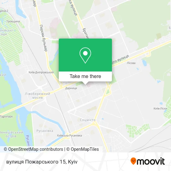 Карта вулиця Пожарського 15