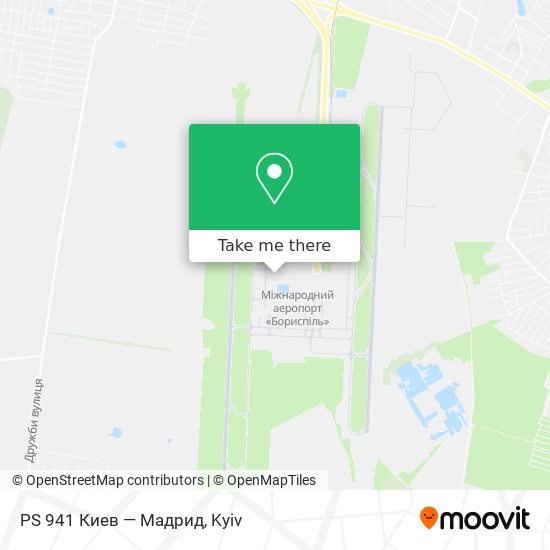 PS 941 Киев — Мадрид map