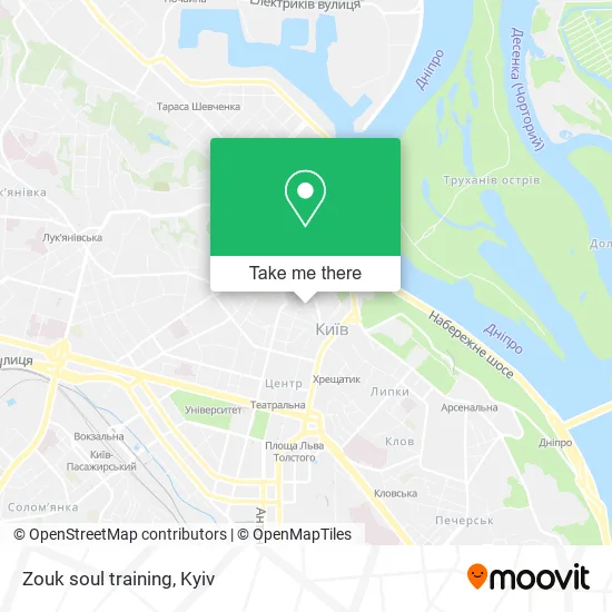 Карта Zouk soul training