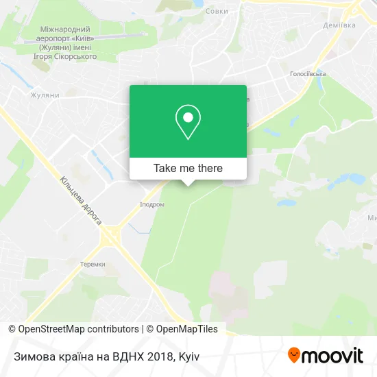 Карта Зимова країна на ВДНХ 2018