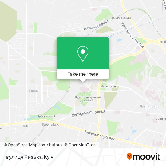 вулиця Ризька map