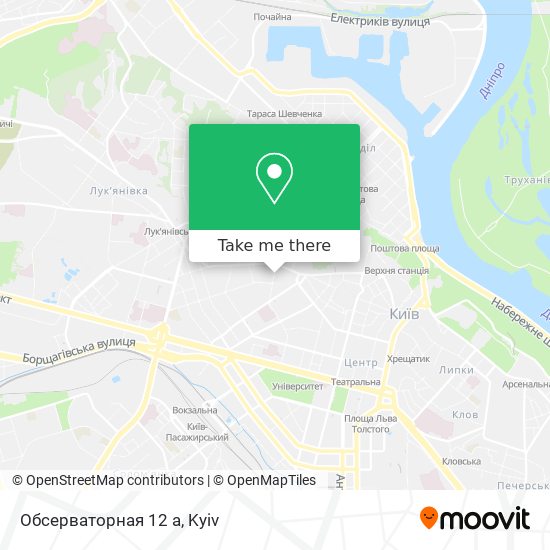 Обсерваторная 12 а map