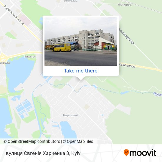 вулиця Євгенія Харченка 3 map