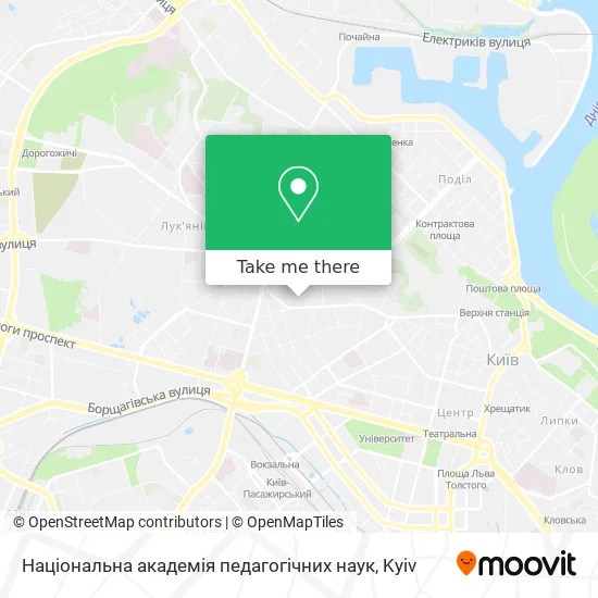 Національна академія педагогічних наук map