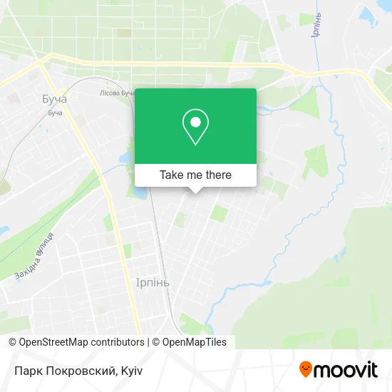 Карта Парк Покровский