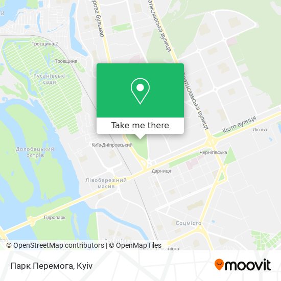 Парк Перемога map