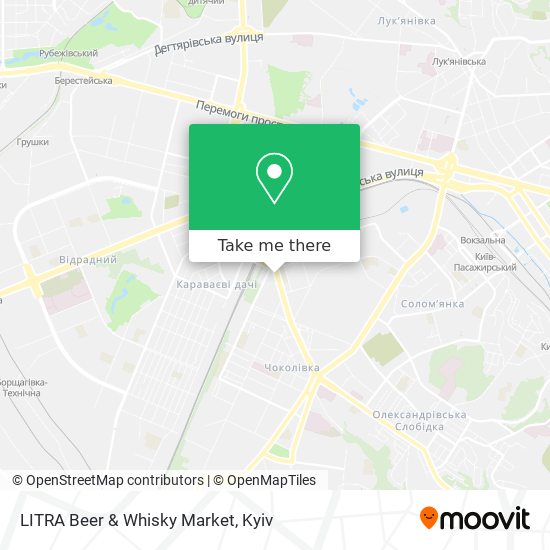 LITRA Beer & Whisky Market map