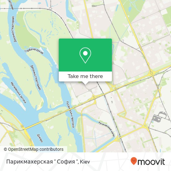Парикмахерская " София " map