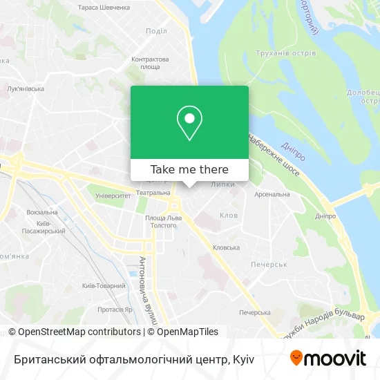 Британський офтальмологічний центр map
