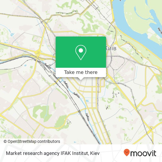 Market research agency IFAK Institut map