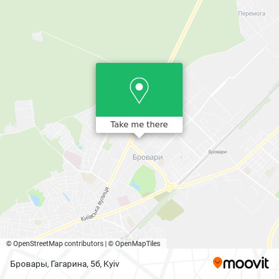 Бровары, Гагарина, 5б map
