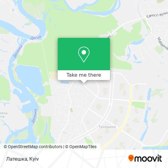 Латешка map