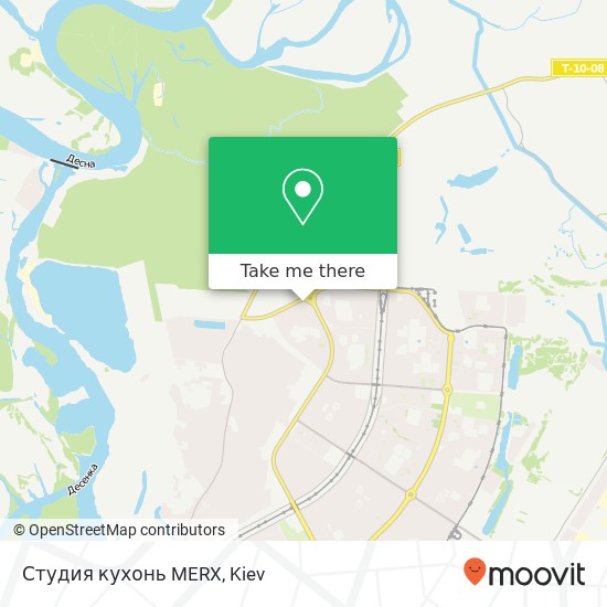 Студия кухонь MERX map