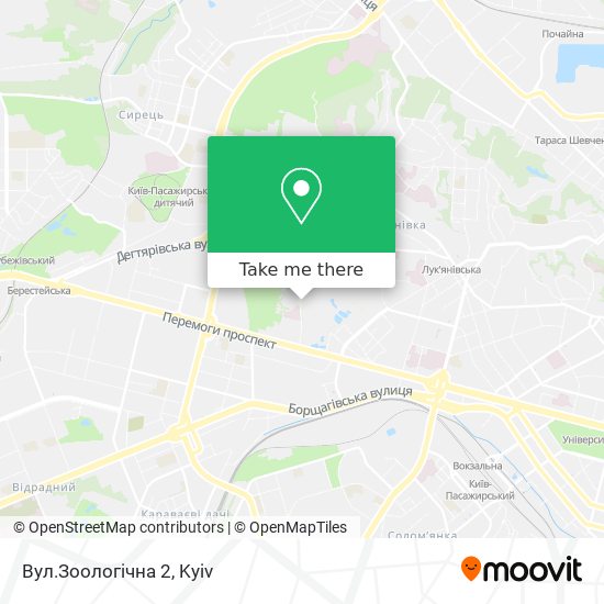 Вул.Зоологічна 2 map