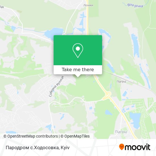Карта Пародром с.Ходосовка