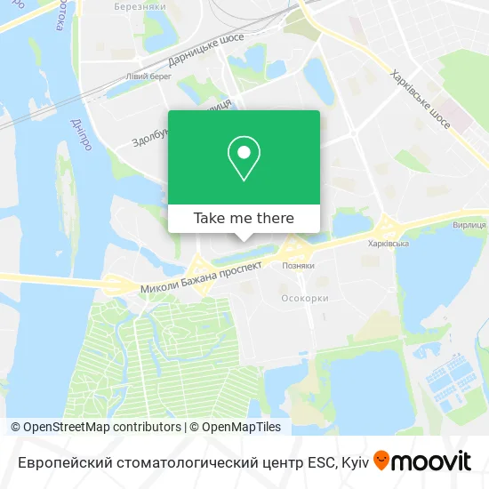 Карта Европейский стоматологический центр ESC