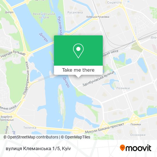вулиця Клеманська 1/5 map