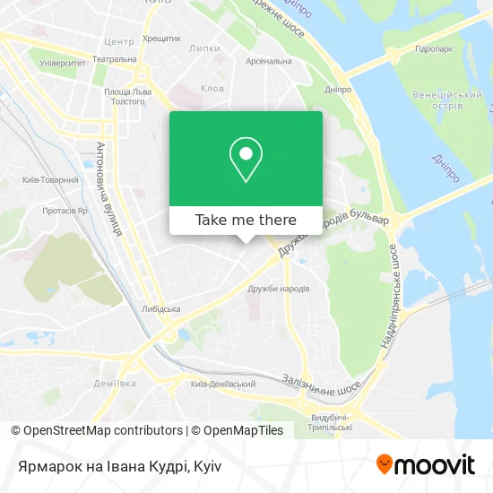 Ярмарок на Івана Кудрі map