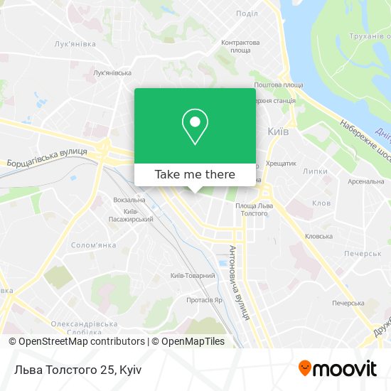 Льва Толстого 25 map