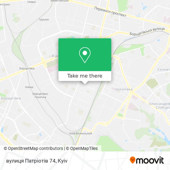 вулиця Патріотів 74 map