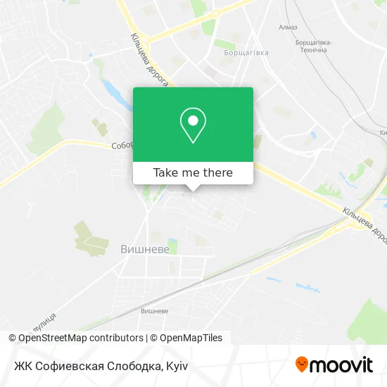 Карта ЖК Софиевская Слободка