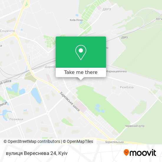 вулиця Вереснева 24 map