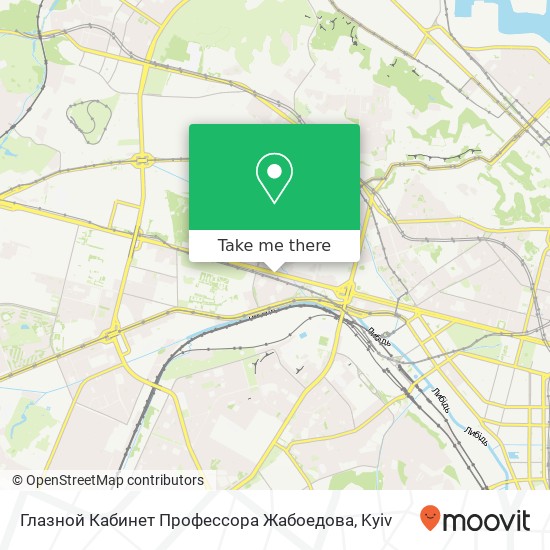 Глазной Кабинет Профессора Жабоедова map