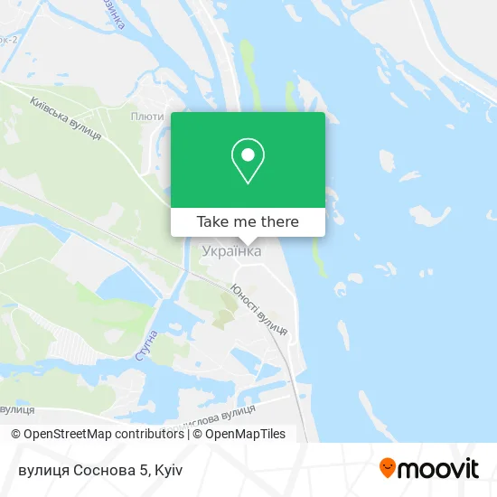 вулиця Соснова 5 map