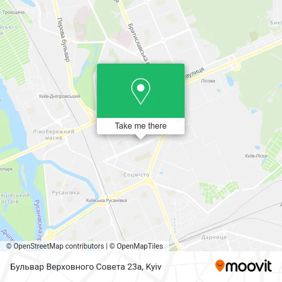 Карта Бульвар Верховного Совета 23а
