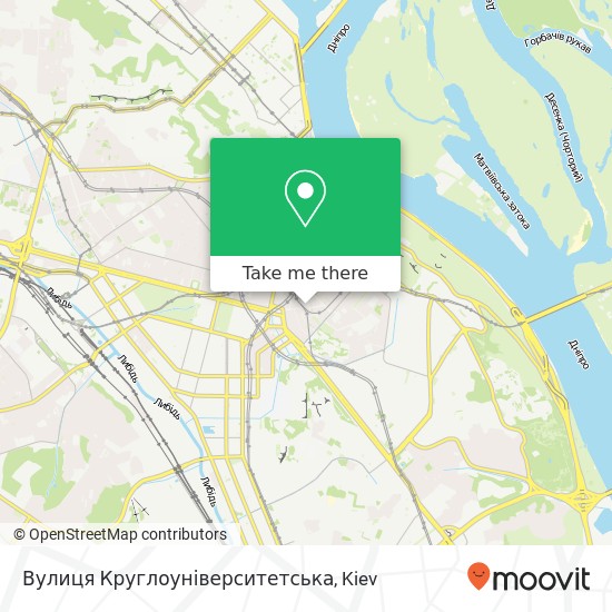 Вулиця Круглоуніверситетська map